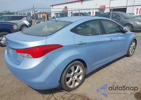 2012 Hyundai Elantra Limited (Ulsan Plant) из США, поврежденный, VIN KMHDH4AE5CU211666